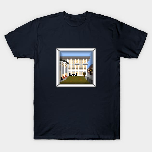 "West Village" - WHITE BORDER T-Shirt by Little Landmarks